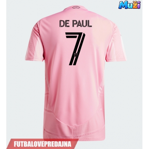 Lacne Muži Futbalové dres Inter Miami Rodrigo De Paul #7 2026-27 Krátky Rukáv - Domáci